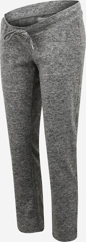 MAMALICIOUS Regular Pants 'JANNI' in Grey: front