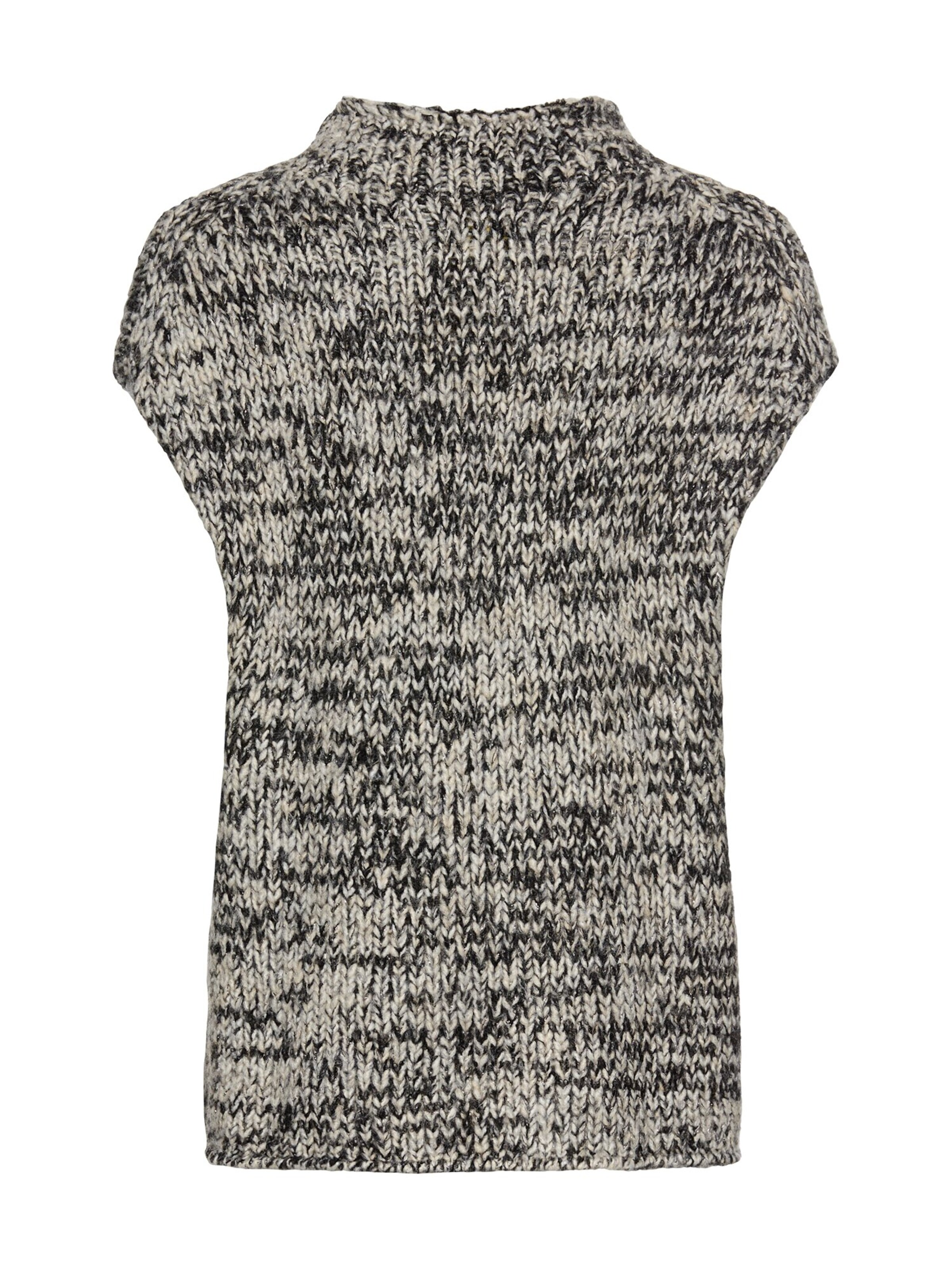 CAMEL ACTIVE Strickpullunder mit Stehkragen in Grau