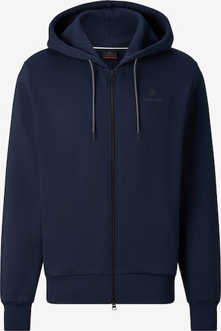 Bogner Fire + Ice Zip-Up Hoodie in Blue: front