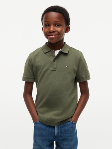 T-Shirt 'Essential' TOMMY HILFIGER en vert : devant