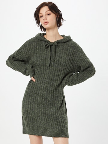 ABOUT YOU Knitted dress 'Marit' in Green: front