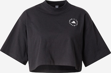 ADIDAS BY STELLA MCCARTNEY Sportshirt in Schwarz: Vorderseite