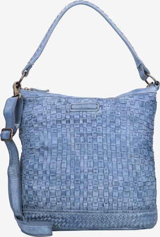 Borsa a spalla 'Femi & Nine ' di Greenland Nature in blu: frontale