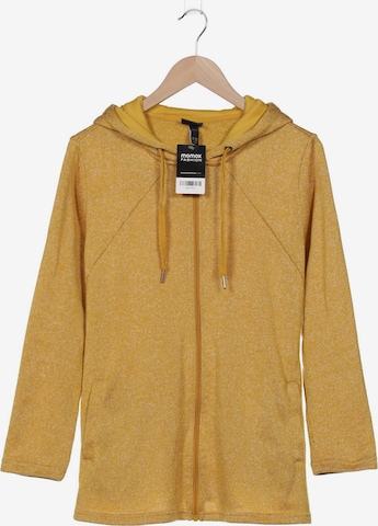Ulla Popken Sweatshirt & Zip-Up Hoodie in XL in Yellow: front