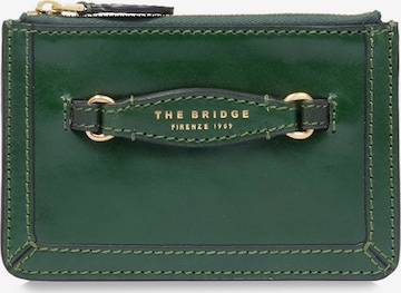 The Bridge Wallet in Green: front