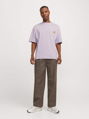 Maglietta 'JORAstoria' di JACK & JONES in lilla