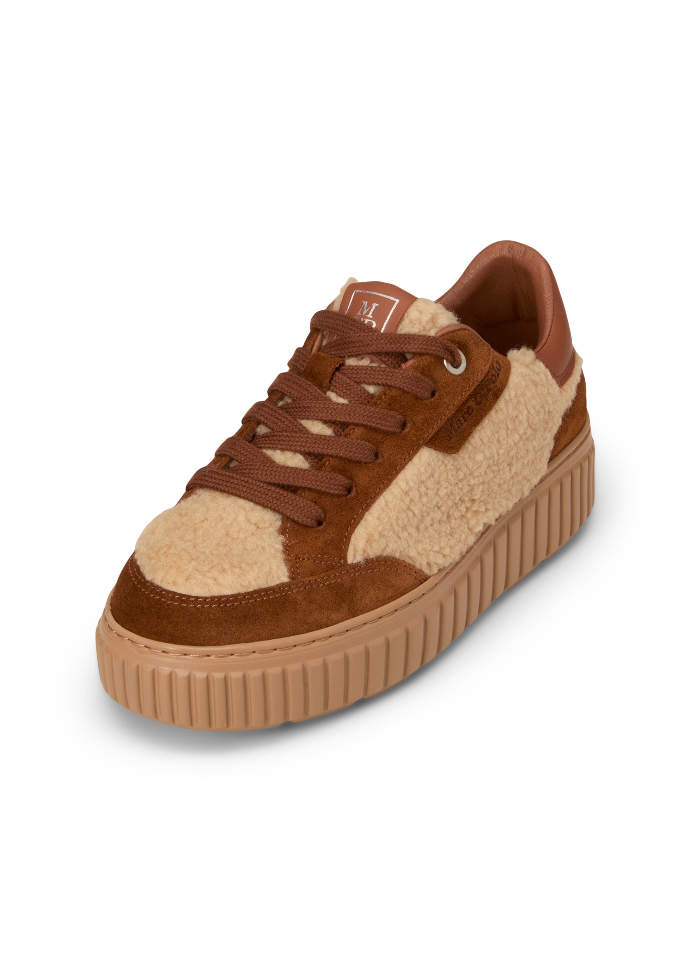 Marc O'Polo Sneaker in Braun: Vorderseite