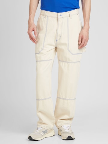 HUGO Blue Regular Jeans 'Vinak' in Beige: voorkant