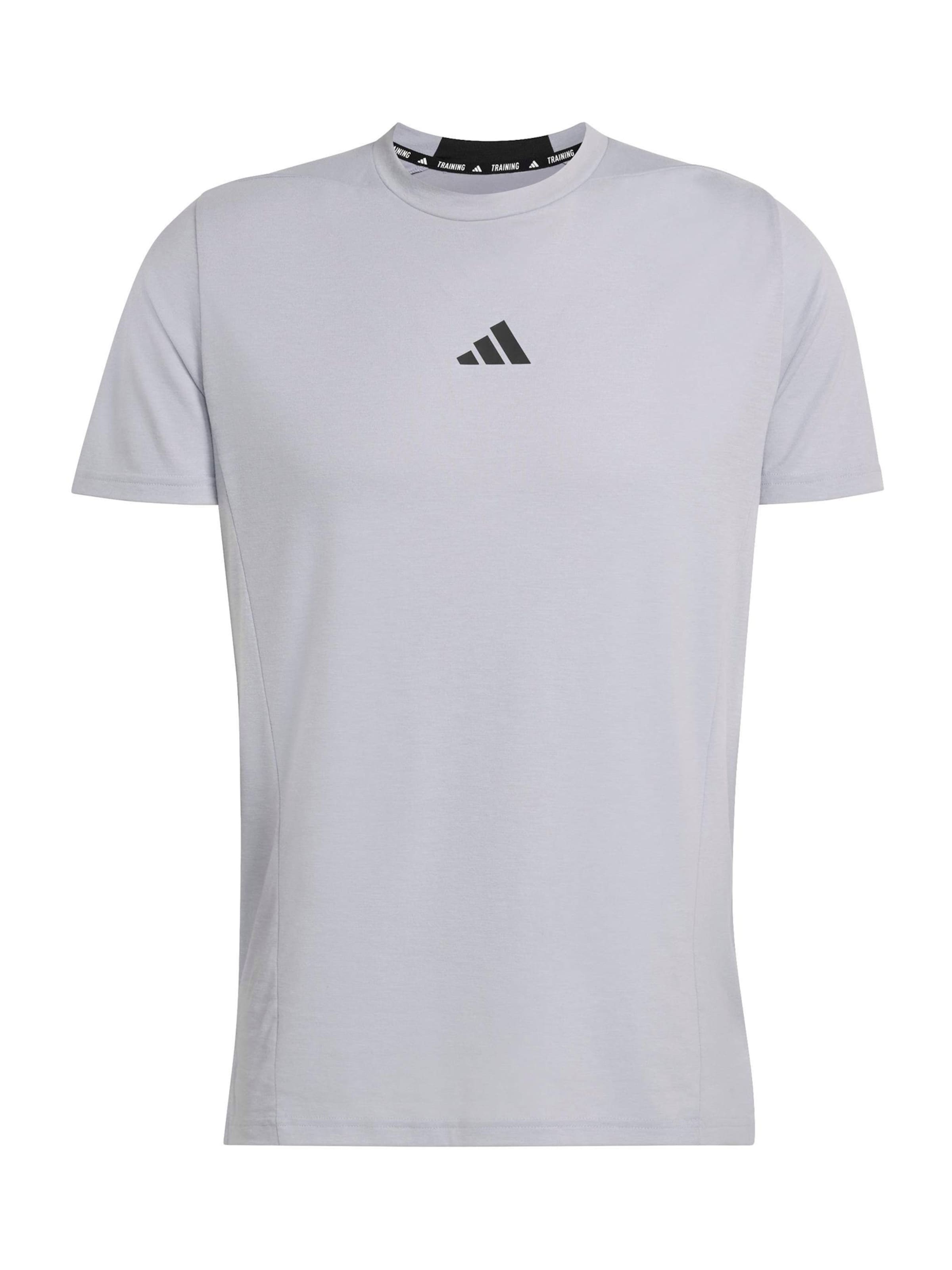 ADIDAS PERFORMANCE Regular Funktionsshirt 'Designed For Training' in Grau: Vorderseite
