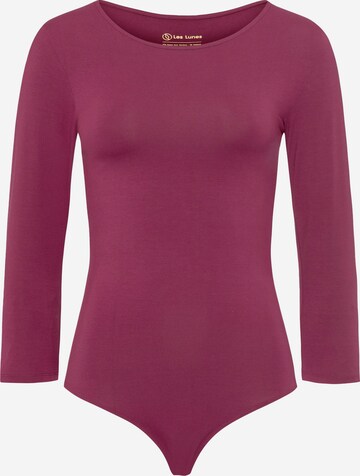 Les Lunes Shirt body 'Alena' in Lila: voorkant