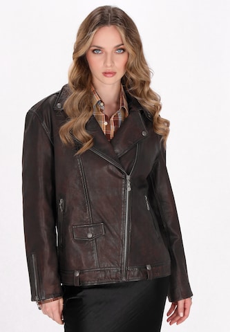 DreiMaster Vintage Tussenjas in Bruin: voorkant