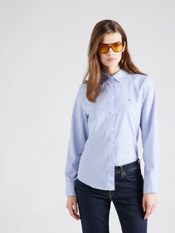 TOMMY HILFIGER Blouse 'Essential' in Blauw: voorkant