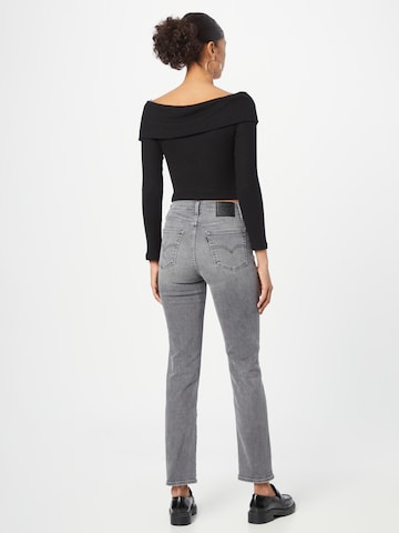 Regular Jean '724™ High Rise Straight' LEVI'S ® en gris