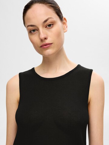 SELECTED FEMME Knitted Top in Black