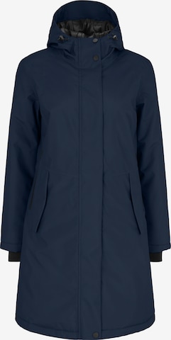 New View Funktionsmantel, windabweisend, atmungsaktiv in Blau: Vorderseite