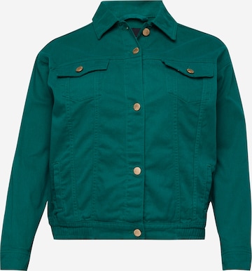 Veste mi-saison 'DREW' ONLY Carmakoma en vert : devant