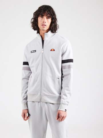 ELLESSE Кофта на молнии 'PALMINTERI' в Серый: спереди