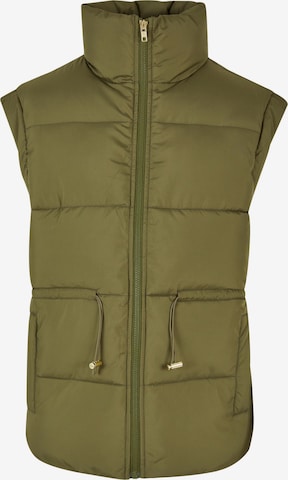 Urban Classics Bodywarmer in Groen: voorkant