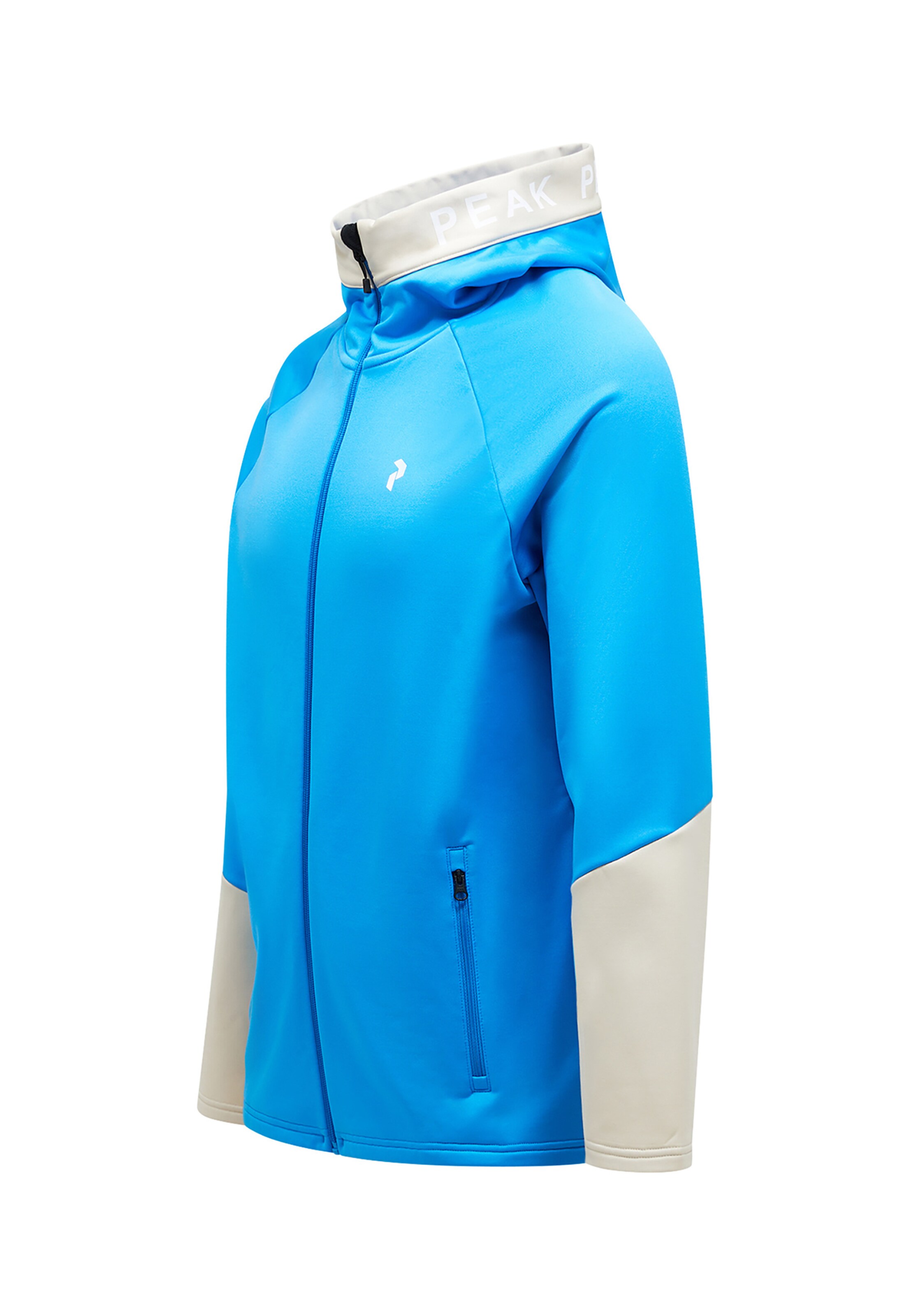 PEAK PERFORMANCE Athletic Fleece Jacket in Blue