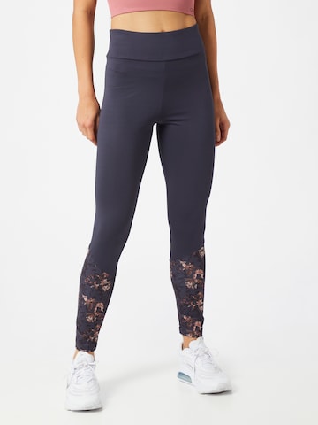 ABOUT YOU Skinny Workout Pants 'Rita' in Blue: front