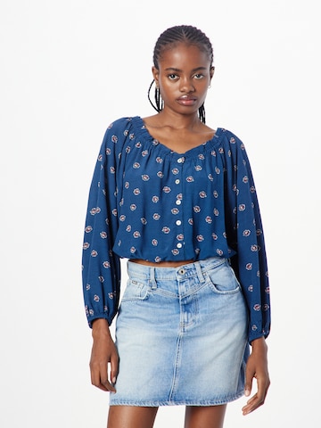 Pepe Jeans Blouse 'BRIA' in Blauw: voorkant