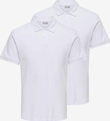 Only & Sons Shirt 'Ben' in White: front
