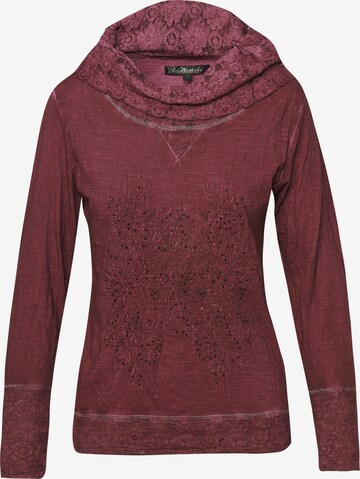 KOROSHI Shirt in Rood: voorkant