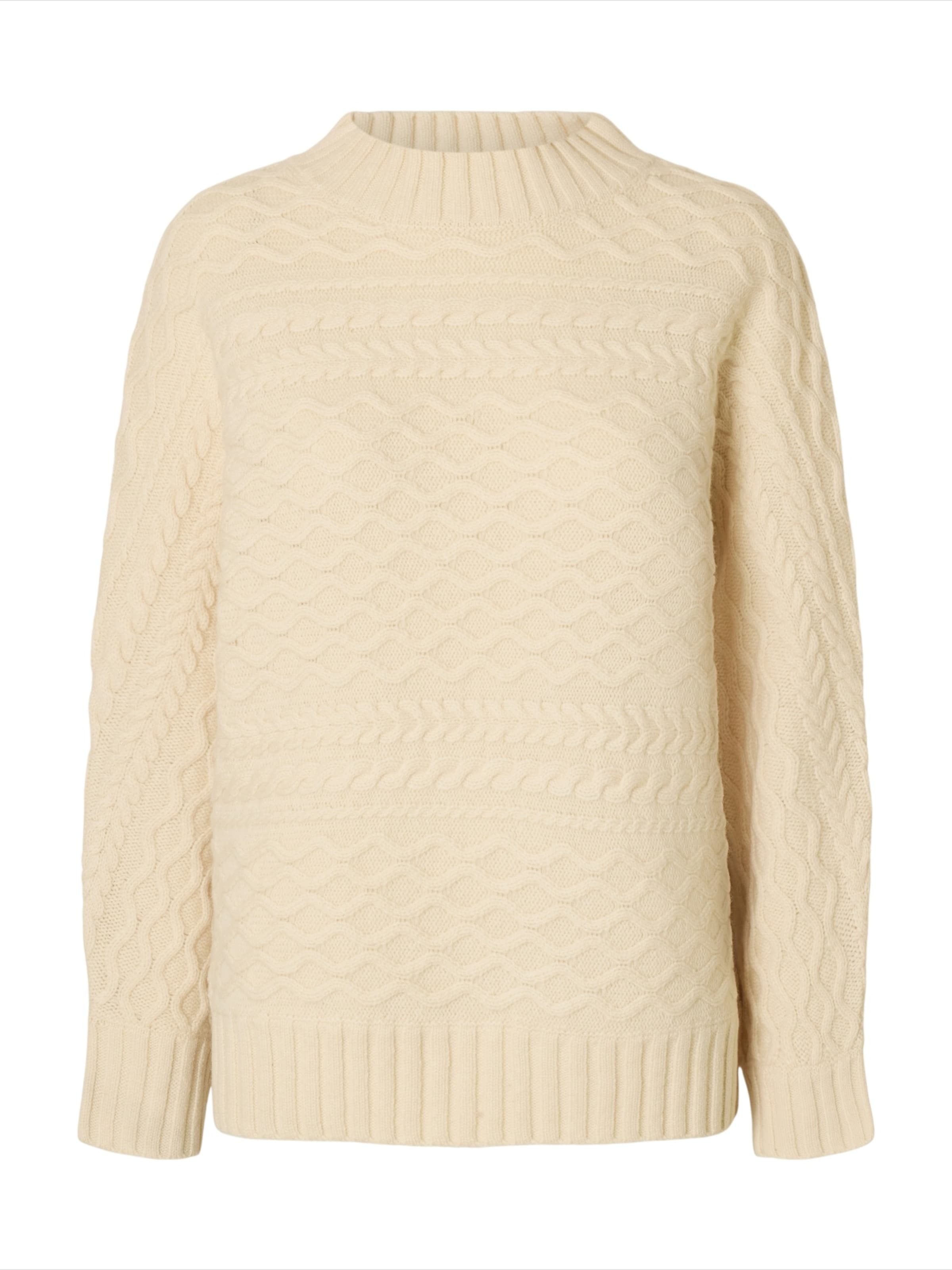 SELECTED Pullover 'SLFNELLY' i beige: forside