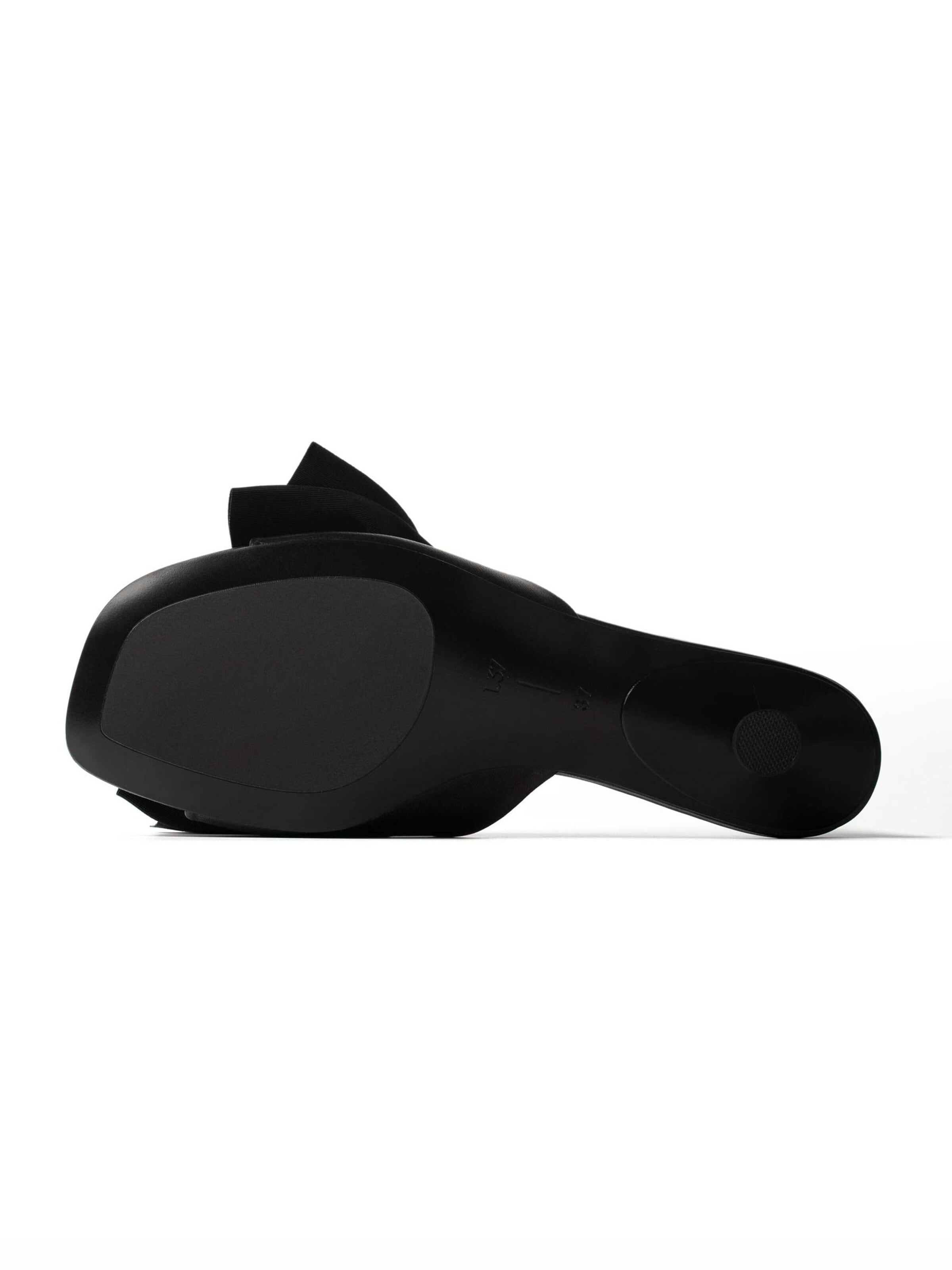 Ciabatta 'THE WAY SUMMER FEELS' di L37 HANDMADE SHOES in nero
