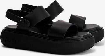 Tommy Jeans Sandals in Black