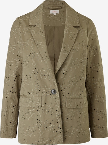 s.Oliver Blazer in Green: front