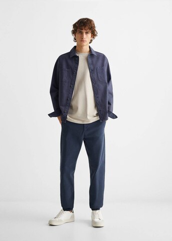 MANGO TEEN Tapered Pants in Blue