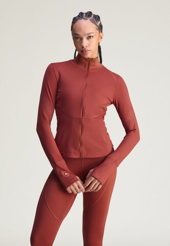 Giacca per l'allenamento di ADIDAS BY STELLA MCCARTNEY in marrone: frontale