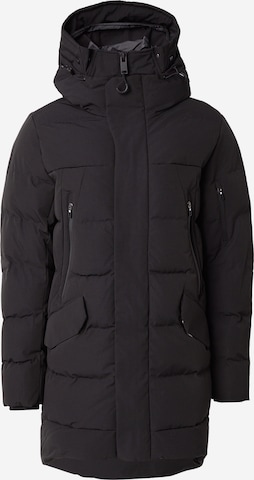 Krakatau Płaszcz zimowy 'STROFO' w kolorze czarny: przód