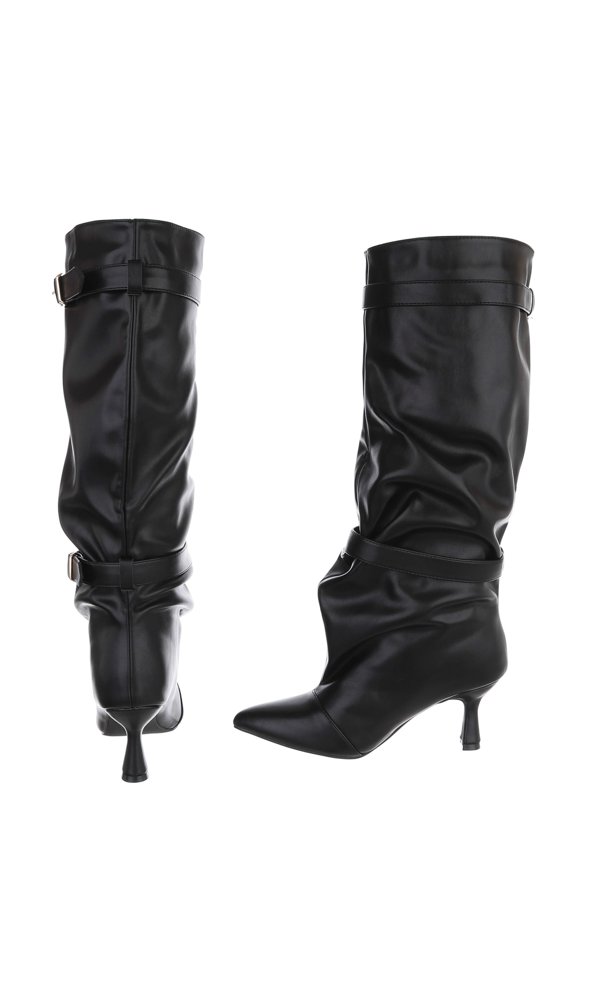 Ital-Design Stiefel in Schwarz