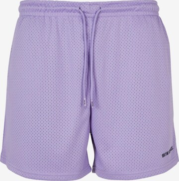9N1M SENSE Loose fit Pants 'Essential' in Purple: front