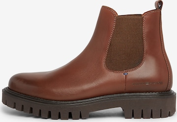 TOMMY HILFIGER Chelsea boots in Bruin: voorkant