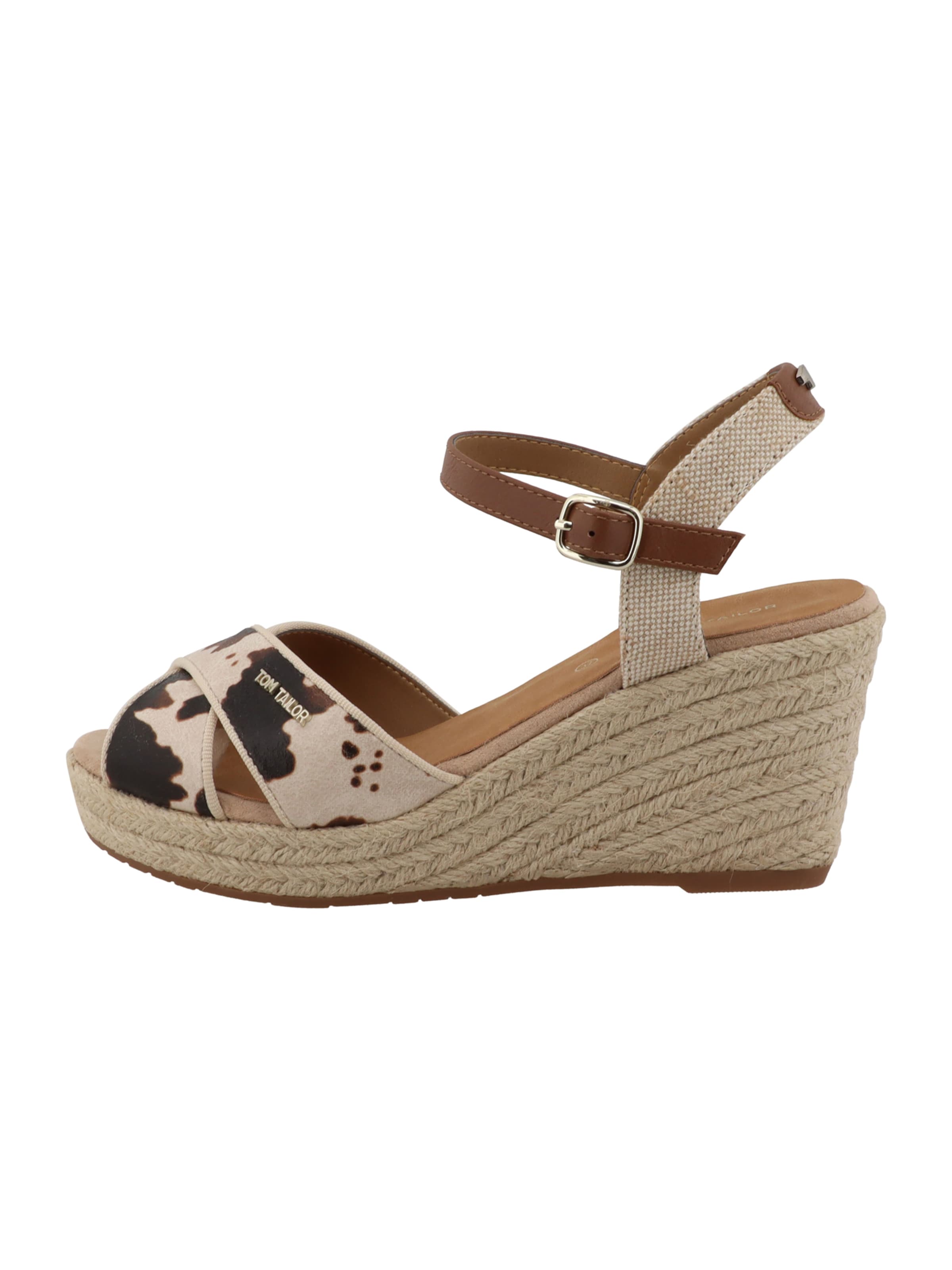 TOM TAILOR - Sandalias con hebilla en beige