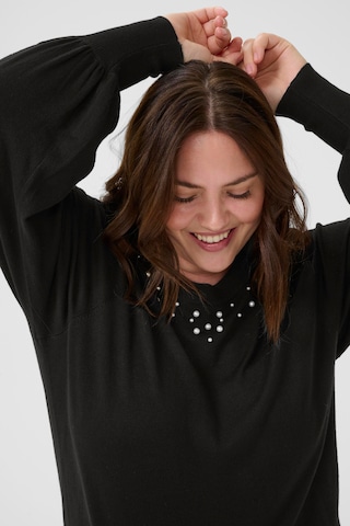 Pull-over 'KCrahina' KAFFE CURVE en noir