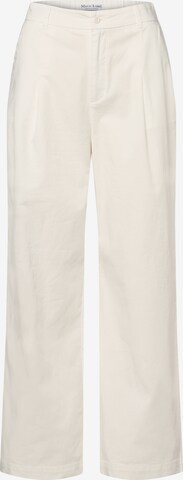 Marie Lund Loose fit Pants in White: front