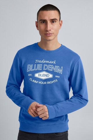 Sweat-shirt BLEND en bleu : devant