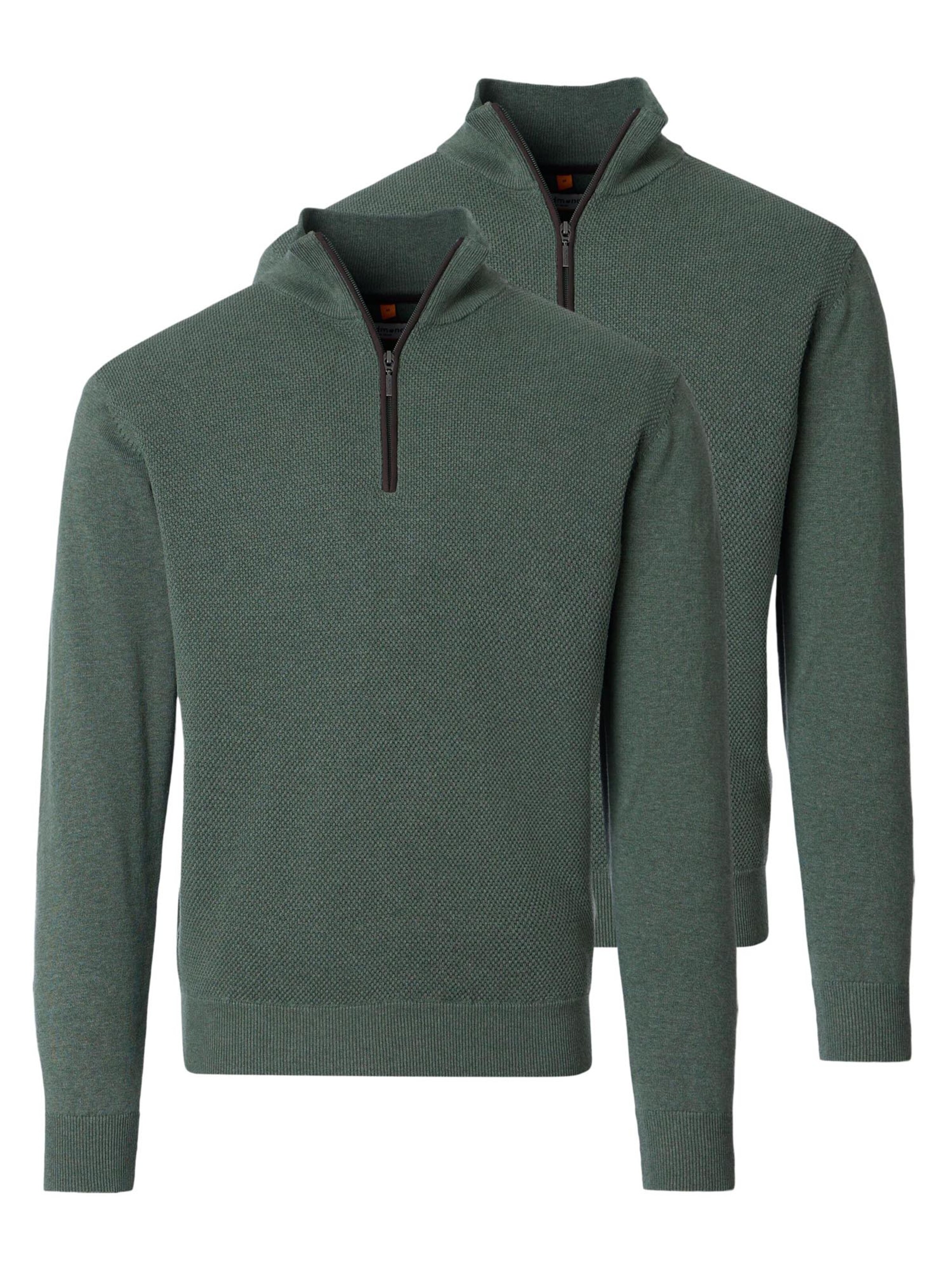 redmond Sweater 'Basic' in Green: front