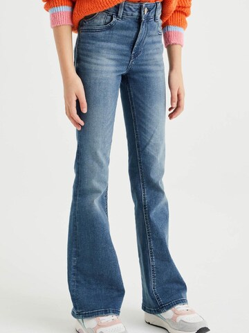 WE Fashion Flared Jeans in Blau