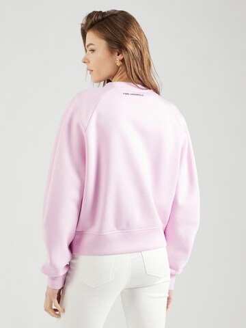 Karl Lagerfeld Sweatshirt i lilla