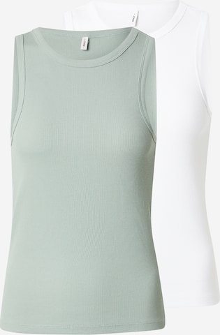 ONLY Top 'ONLSALLY' in Grün: Vorderseite