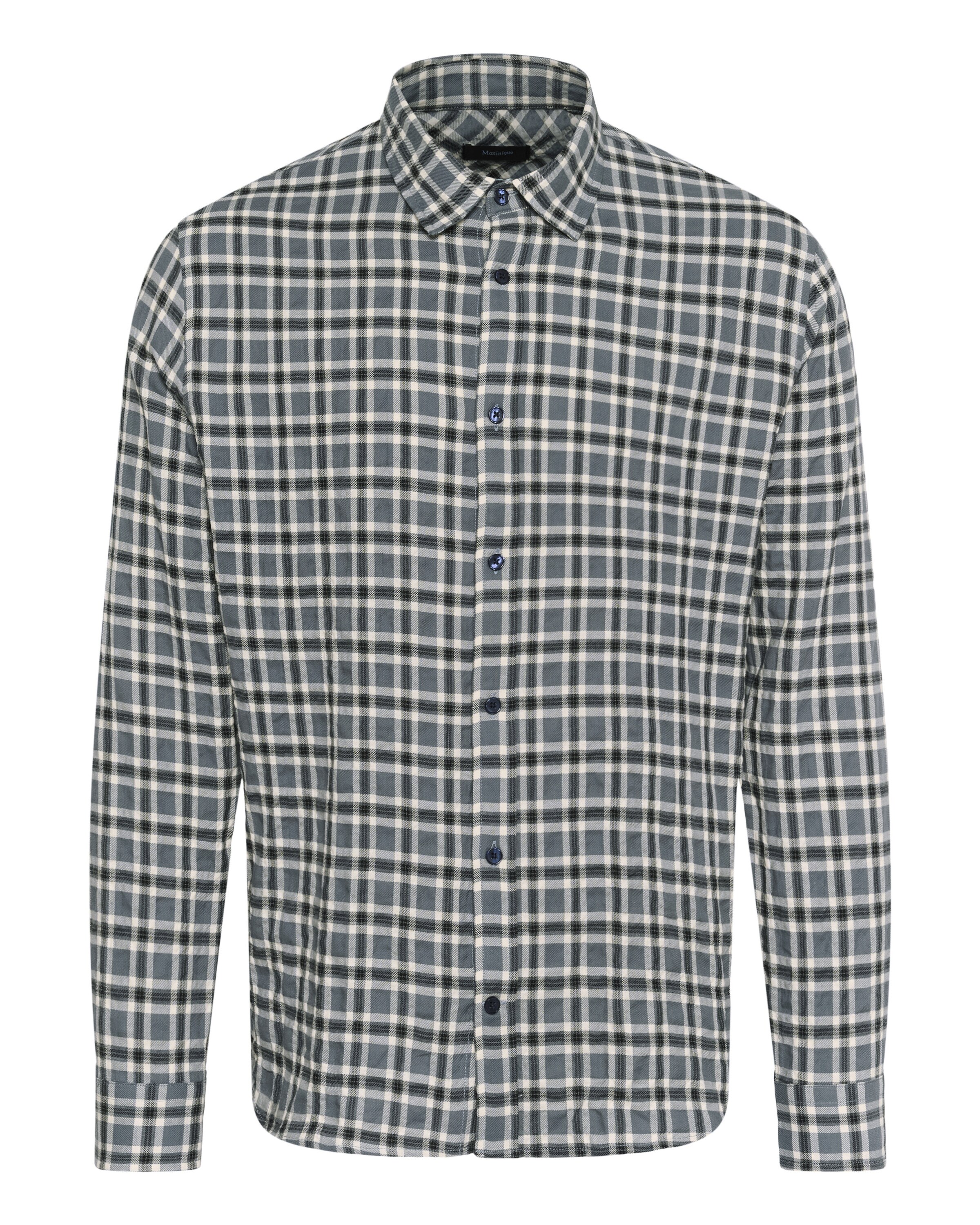 Chemise 'Christaldo' Matinique en bleu : devant
