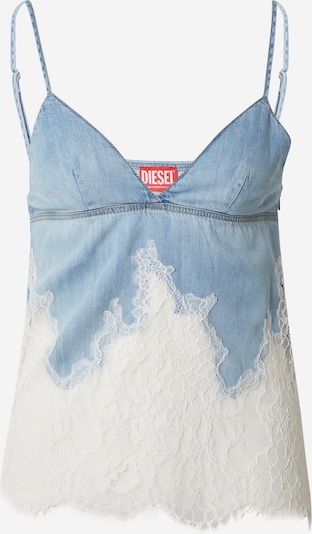 Camicia da donna 'DE-MONY-S' DIESEL di colore blu denim / bianco, Visualizzazione prodotti