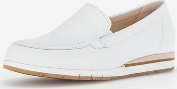 GABOR Classic Flats in White: front