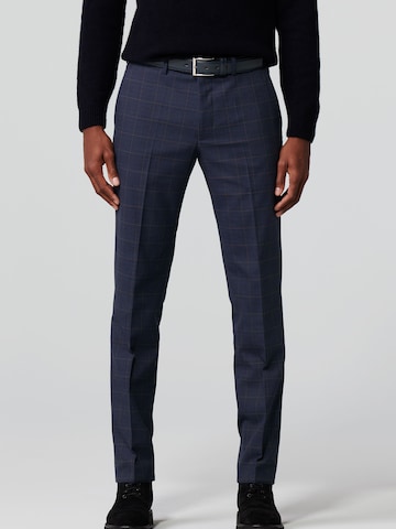 MEYER Regular Chino Pants in Blue: front