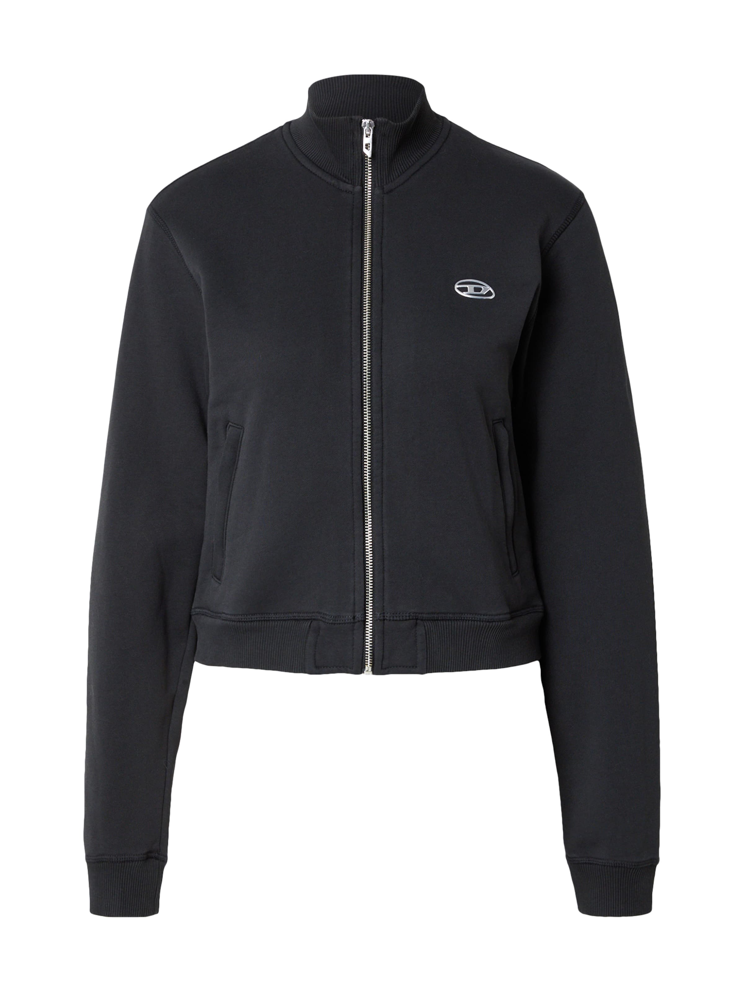 DIESEL Tréning dzseki 'F-FLACIN-OD' - fekete: elől